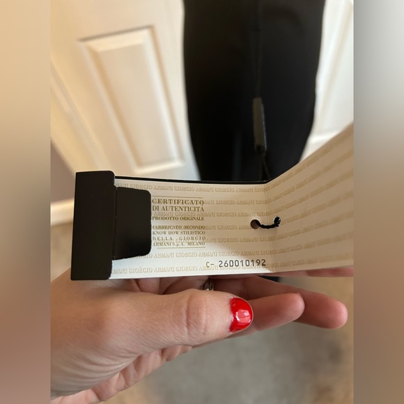 Emporio Armani Black Sequin Sleeveless Halter Gown - Picture 10 of 16